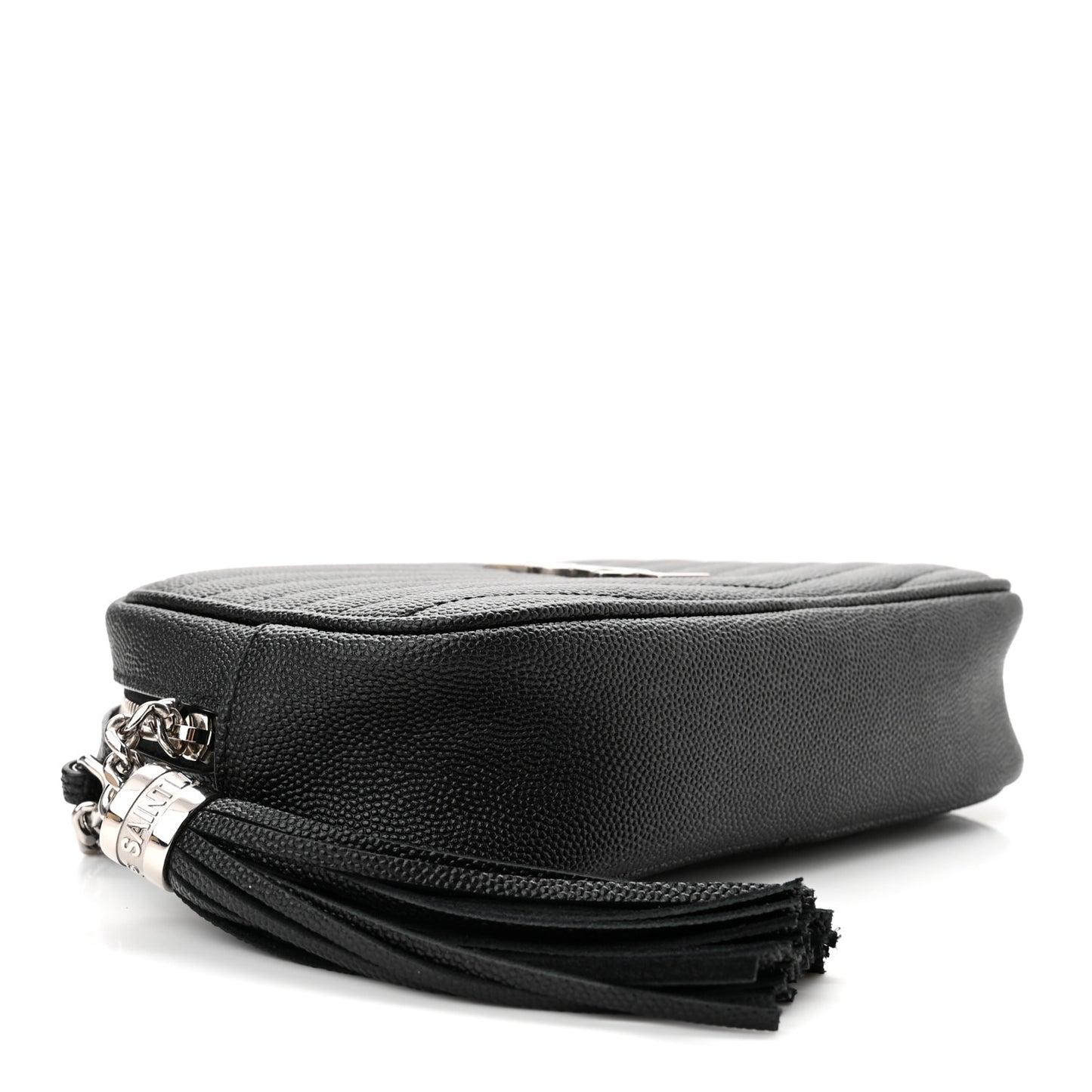 Grain De Poudre Matelasse Monogram Mini Lou Camera Bag Black