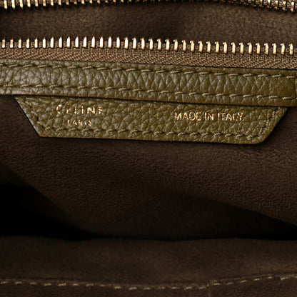 Celine Drummed Calfskin Mini Luggage Jungle 5 of 12