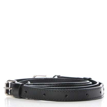 Louis Vuitton Calfskin 16mm Adjustable Shoulder Strap Black 2 of 4