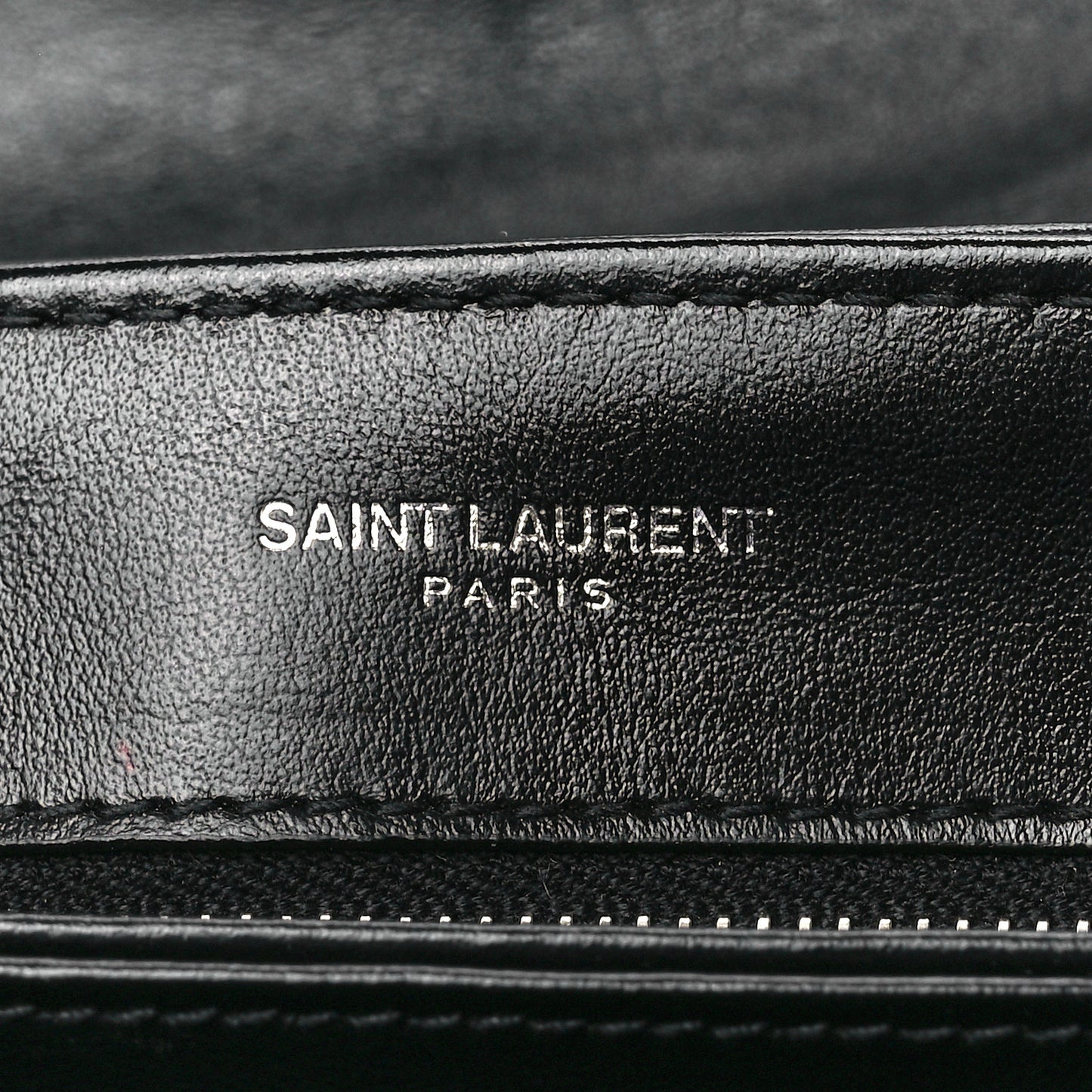 Calfskin Y Quilted Monogram Toy Loulou Crossbody Bag Black