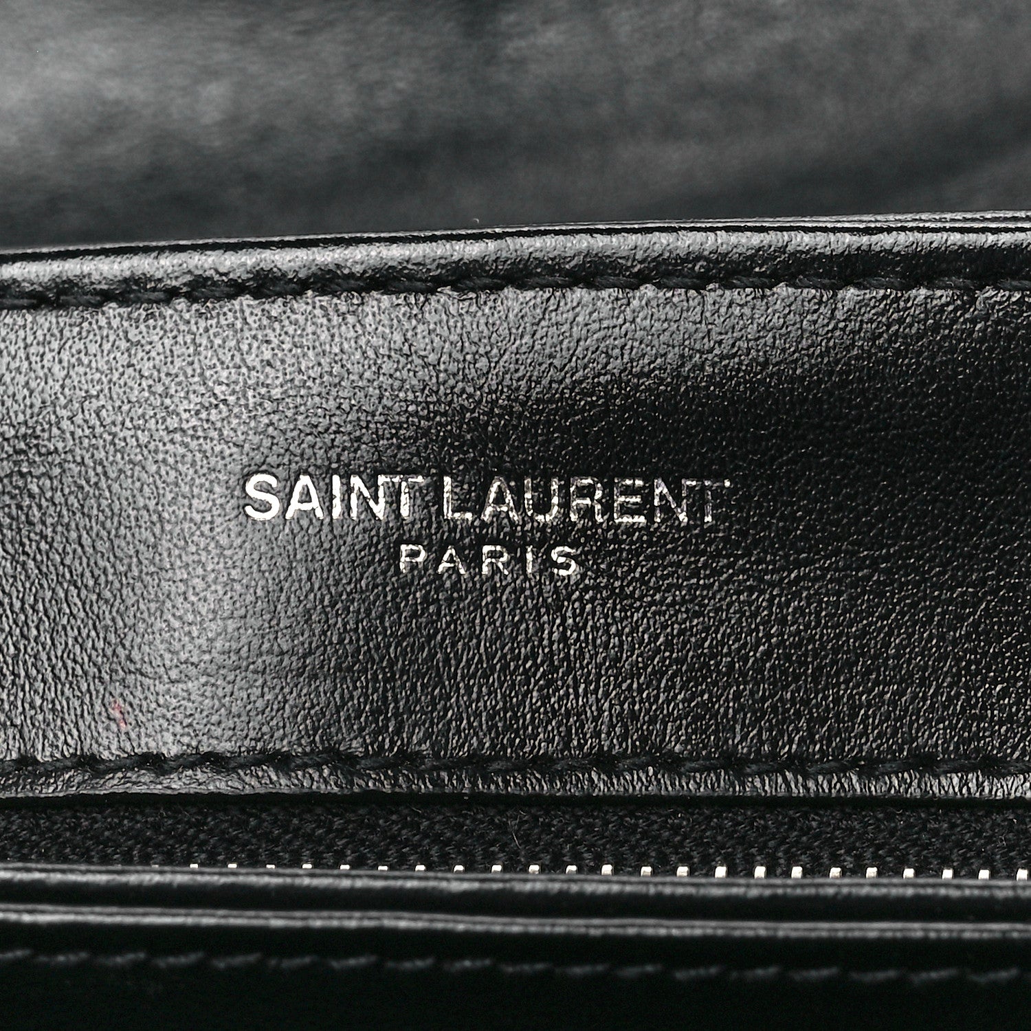 Saint Laurent Calfskin Y Quilted Monogram Toy Loulou Crossbody Bag Black 6 of 12