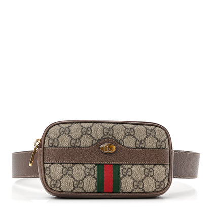 Gucci GG Supreme Monogram Ophidia Belted iPhone Case 85 34 Dark Brown 1 of 16