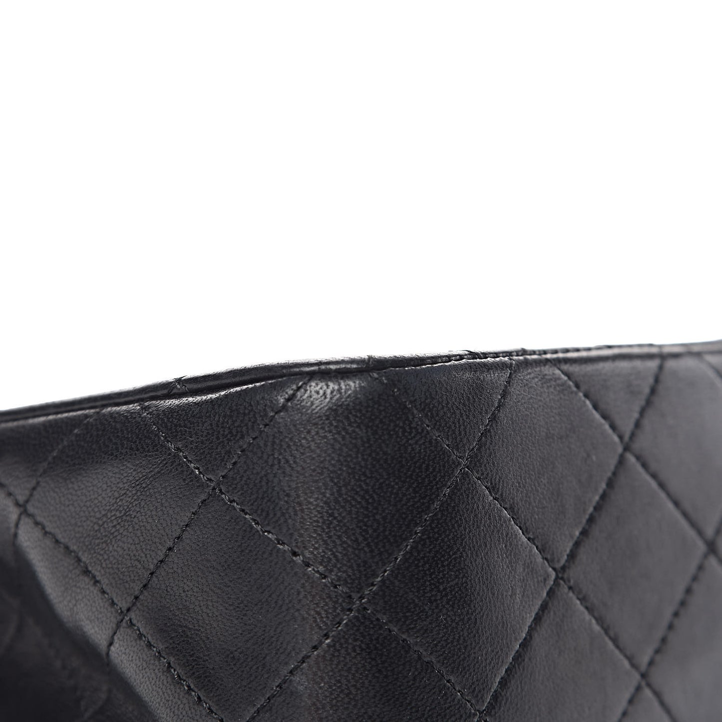 Lambskin Quilted Small Single Flap Black