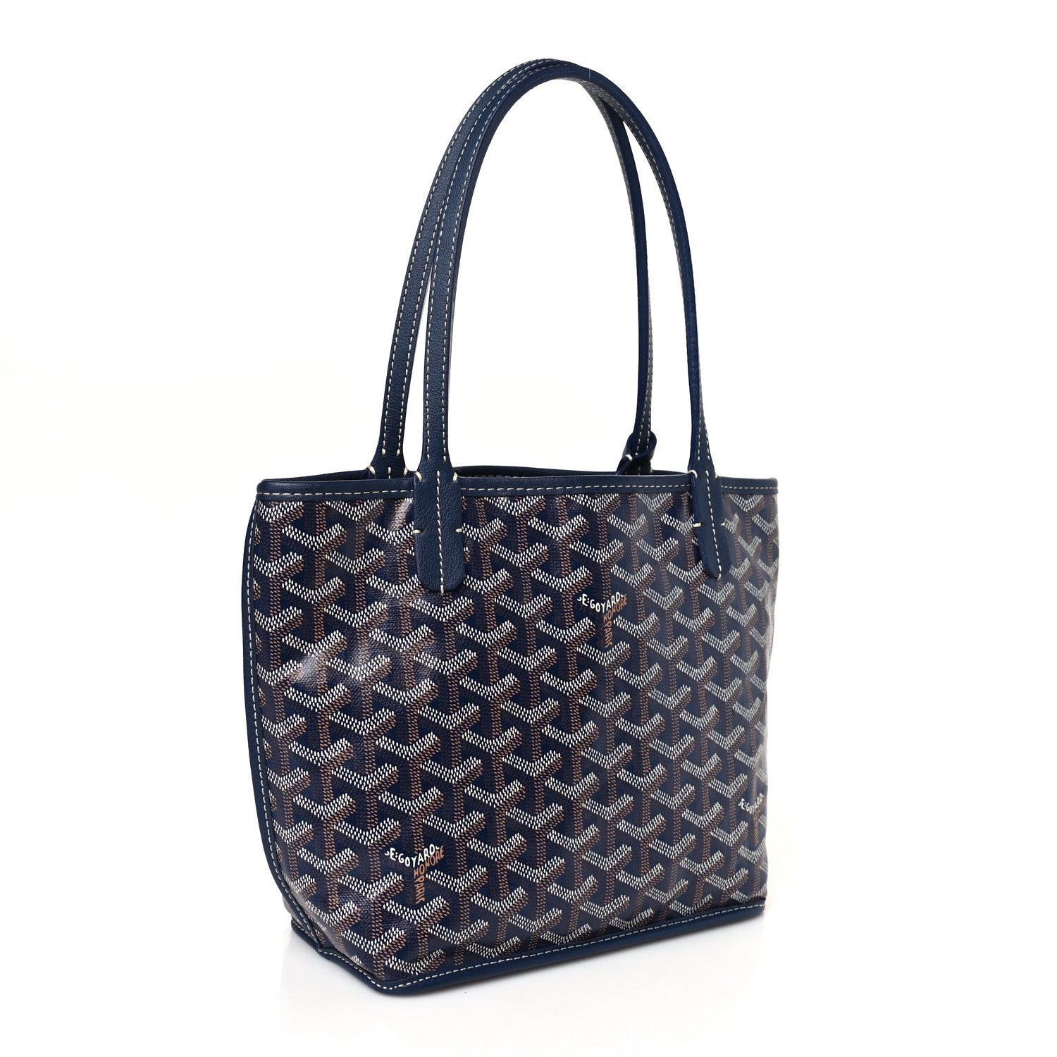 Goyard Goyardine Reversible Mini Anjou Blue Marine 4 of 14