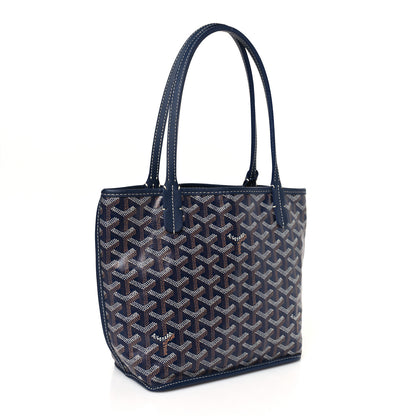 Goyard Goyardine Reversible Mini Anjou Blue Marine 4 of 14