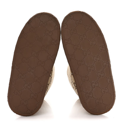 Gucci Monogram GG Strass Thermal Bootie 37 Camel Ebony 6 of 9
