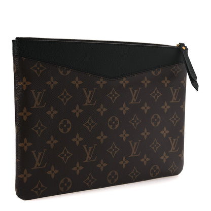 Louis Vuitton Monogram Daily Pouch Black 3 of 8