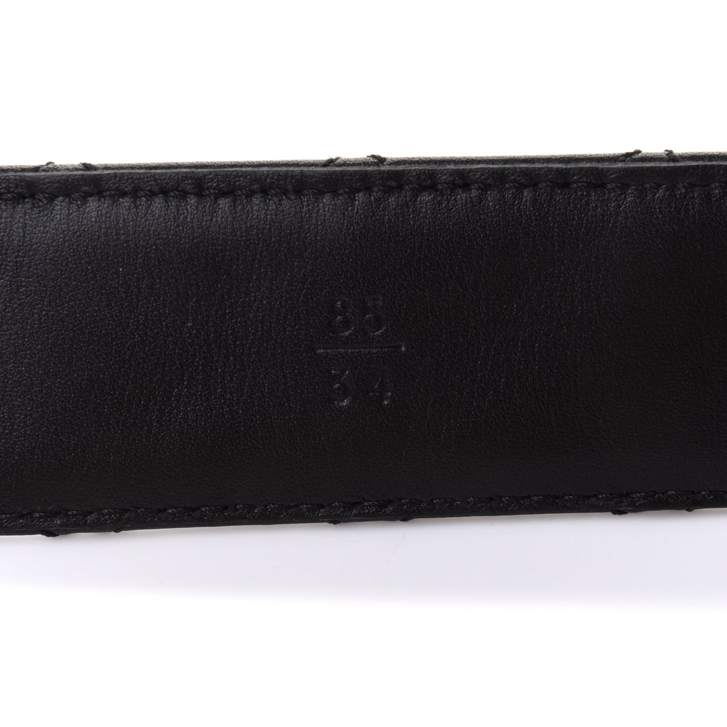Calfskin Quilted CC Chain Belt 85 Black
