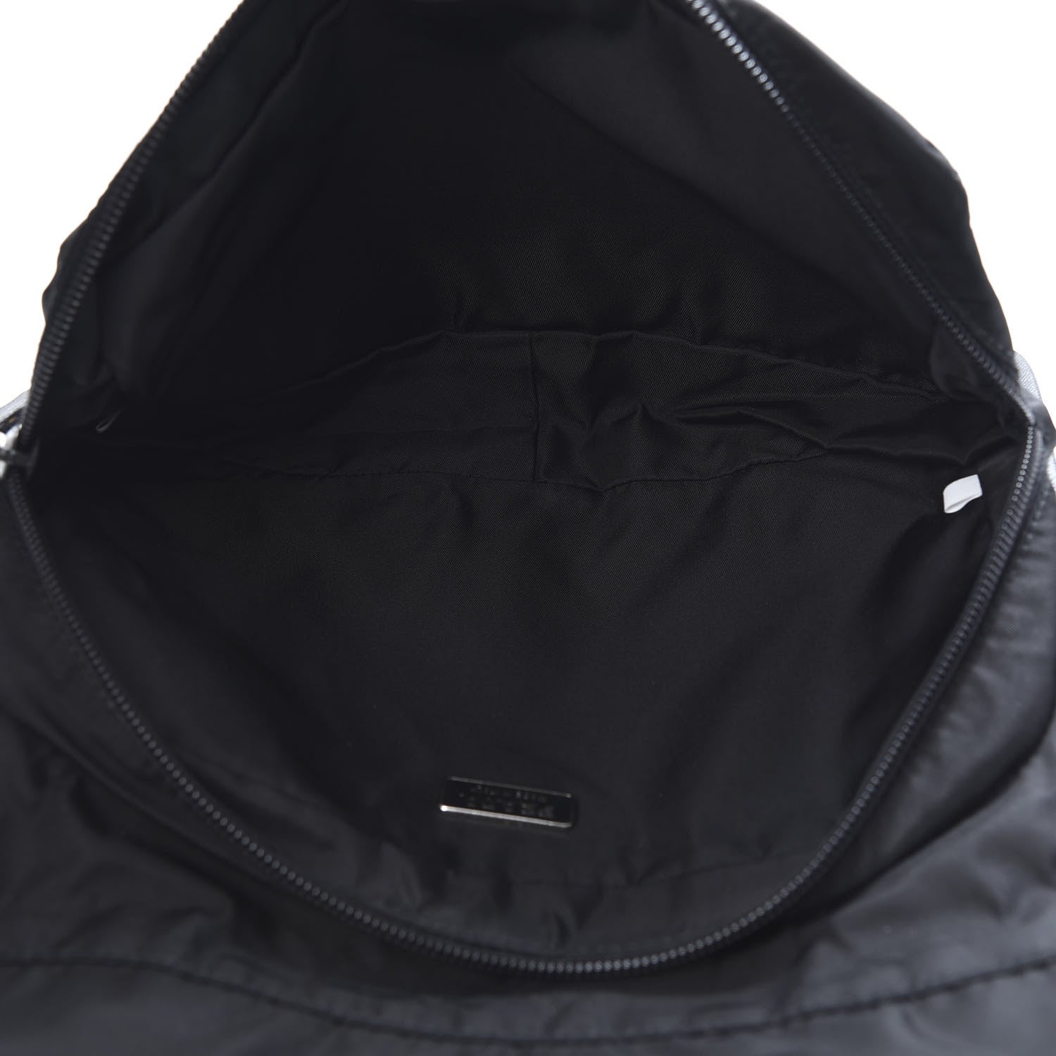 Prada Nylon Tessuto Saffiano Travel Pouch Black 6 of 10