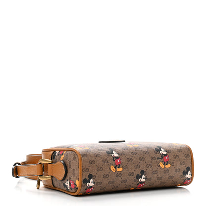 Gucci X DISNEY Mini Vintage GG Supreme Monogram Mickey Mouse Shoulder Bag Beige Vintage Sun Oil 4 of 9