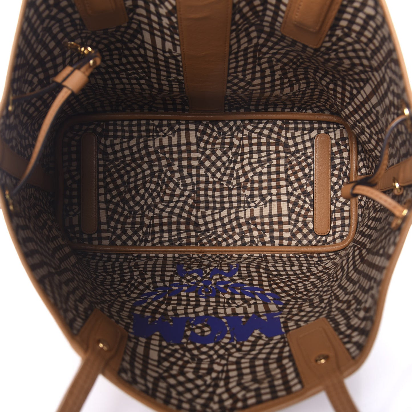 Visetos Medium Liz Reversible Shopper Tote Cognac