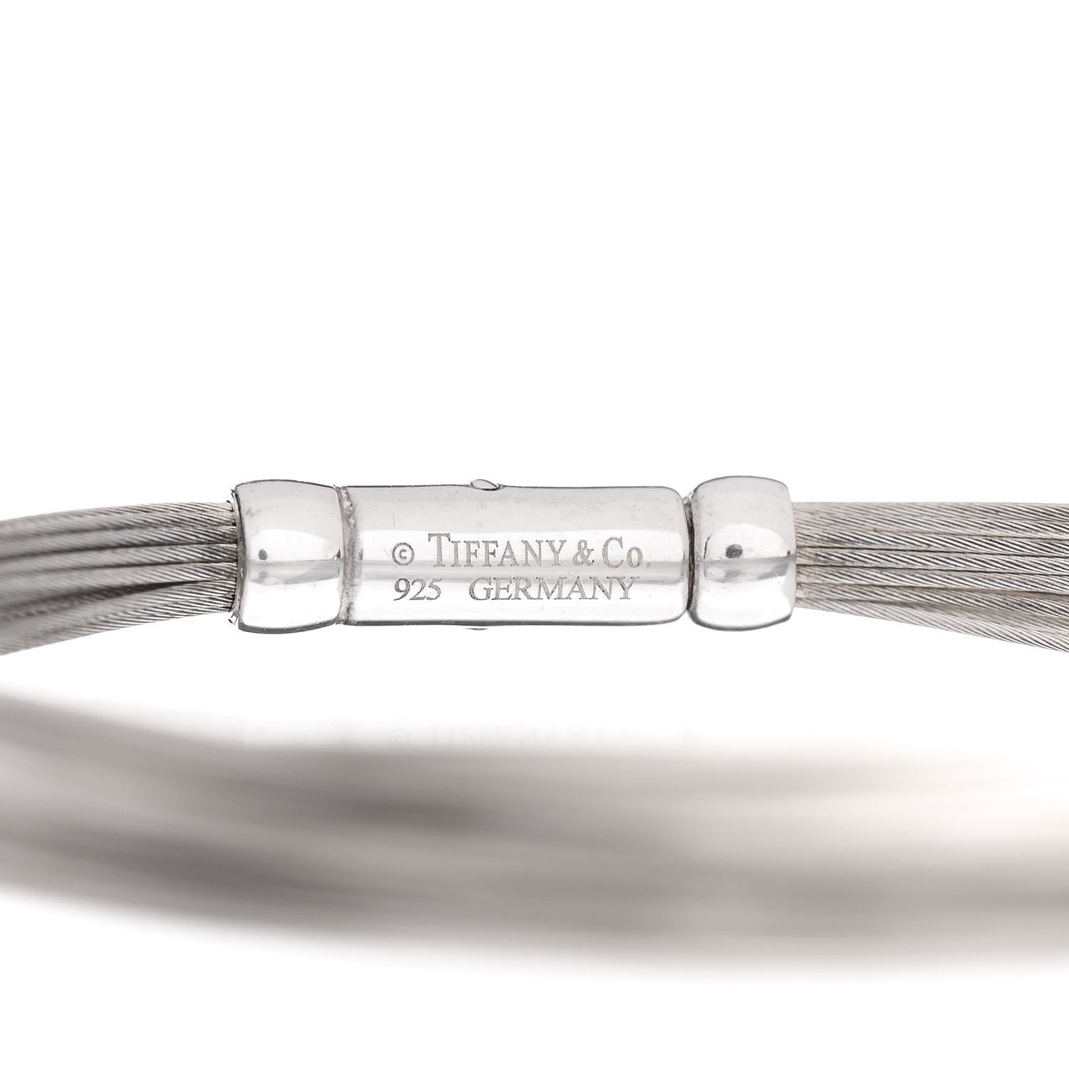 Tiffany Sterling Silver Multi Strand Wire Bracelet 4 of 4