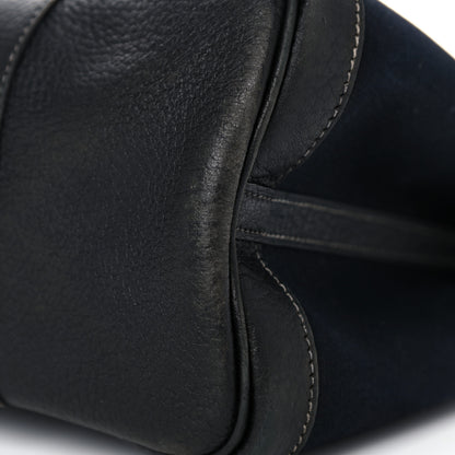 Hermes Toile Buffle Skipper Garden Party 30 TPM Black Bleu Marine 10 of 29