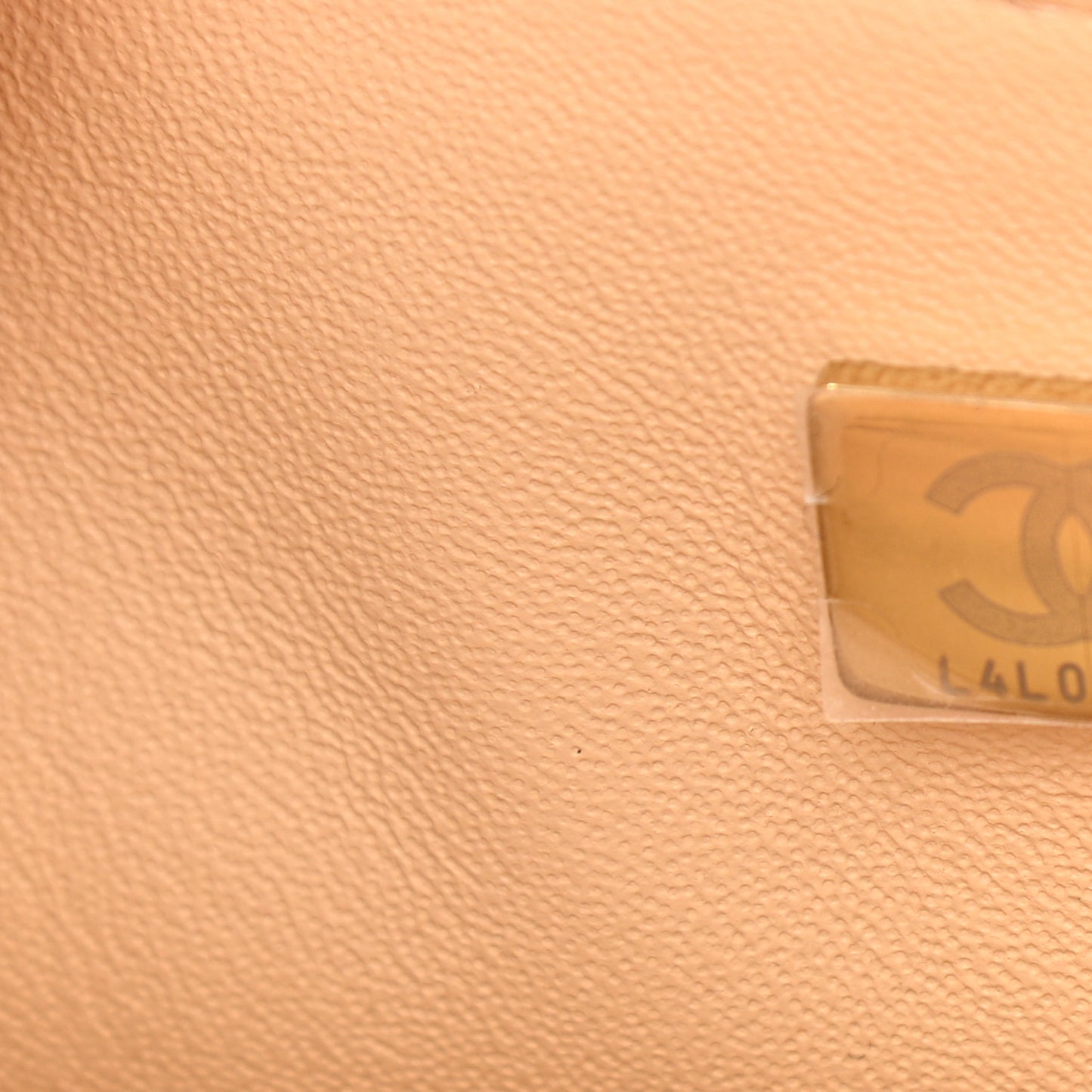Lambskin Quilted Mini Rectangular Flap Beige