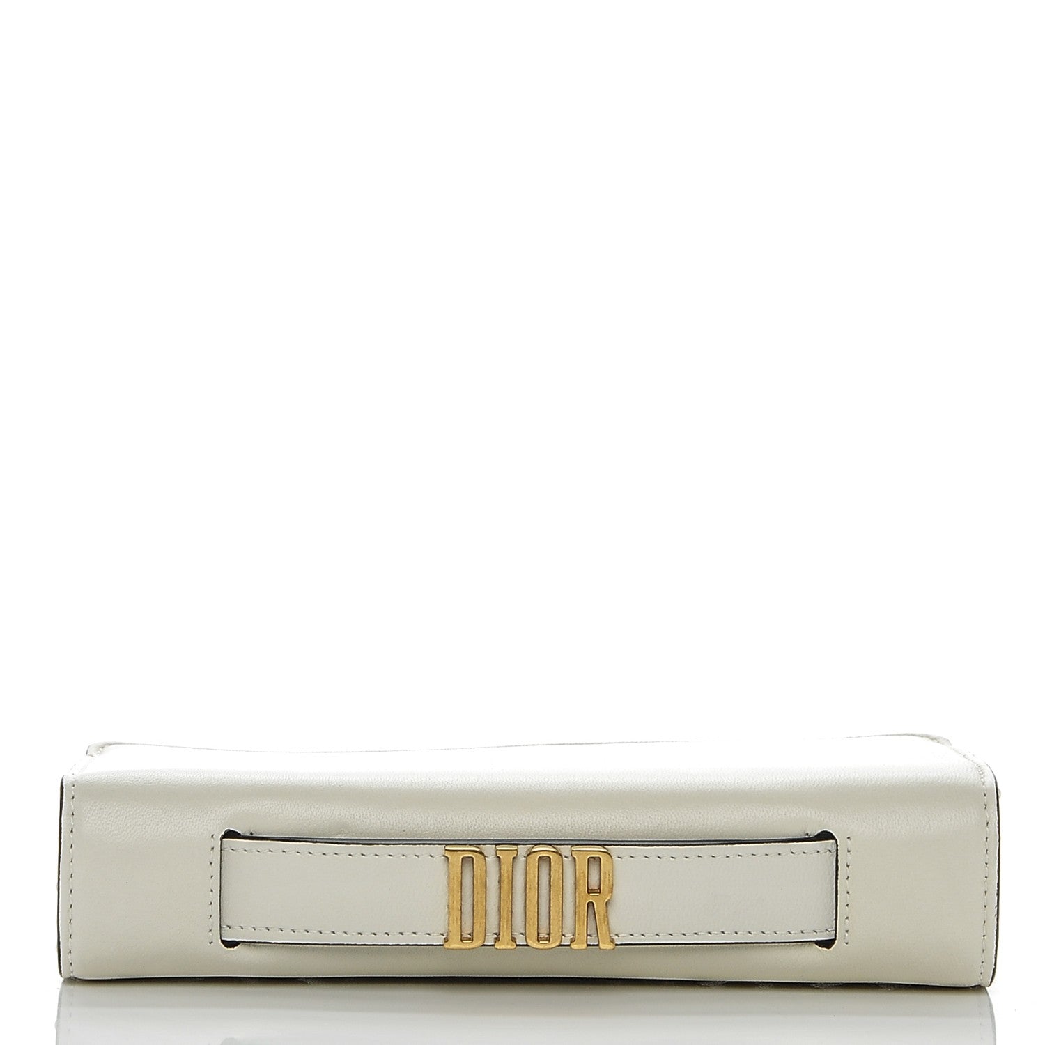 Christian Dior Lambskin Embroidered Star Tarot Pouch Clutch Latte 6 of 9