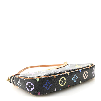Louis Vuitton Monogram Multicolor Pochette Accessories Black 6 of 21