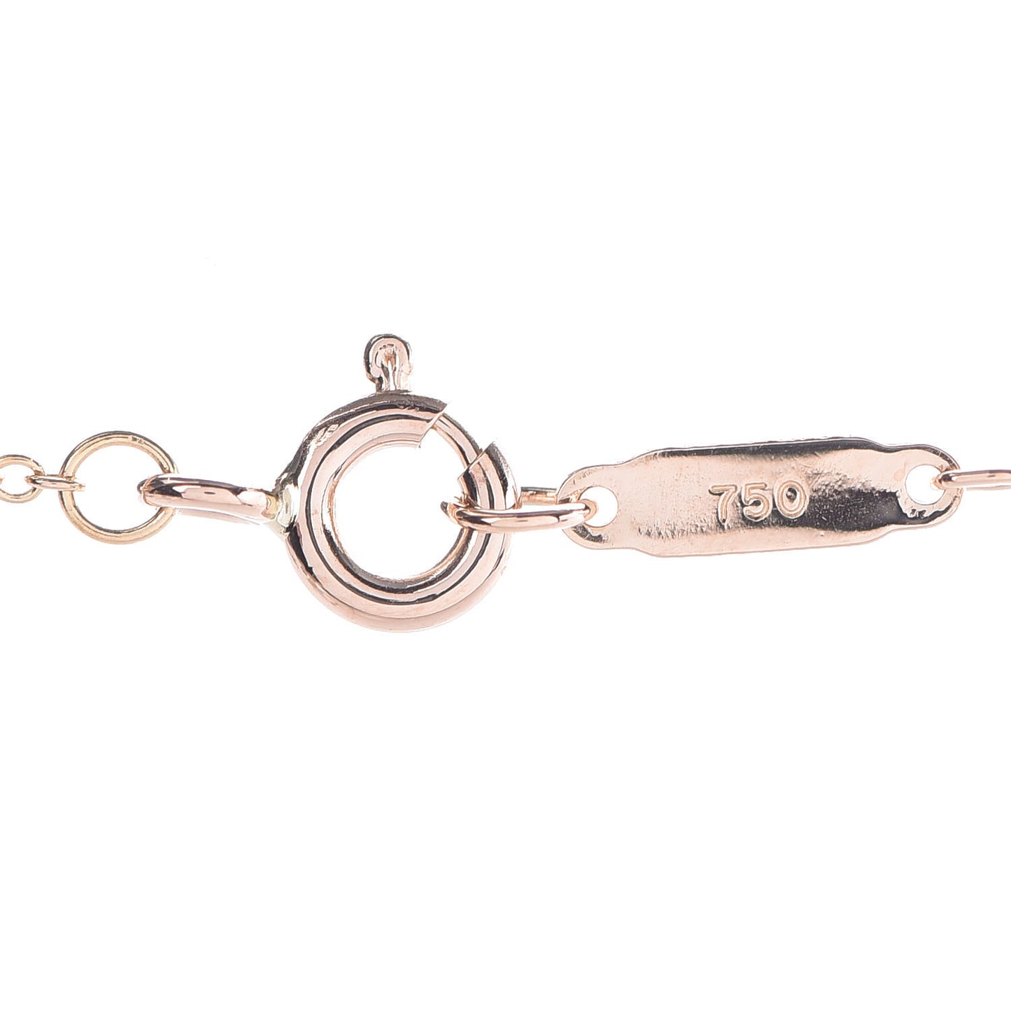 18K Rose Gold Mini Key Pendant Necklace