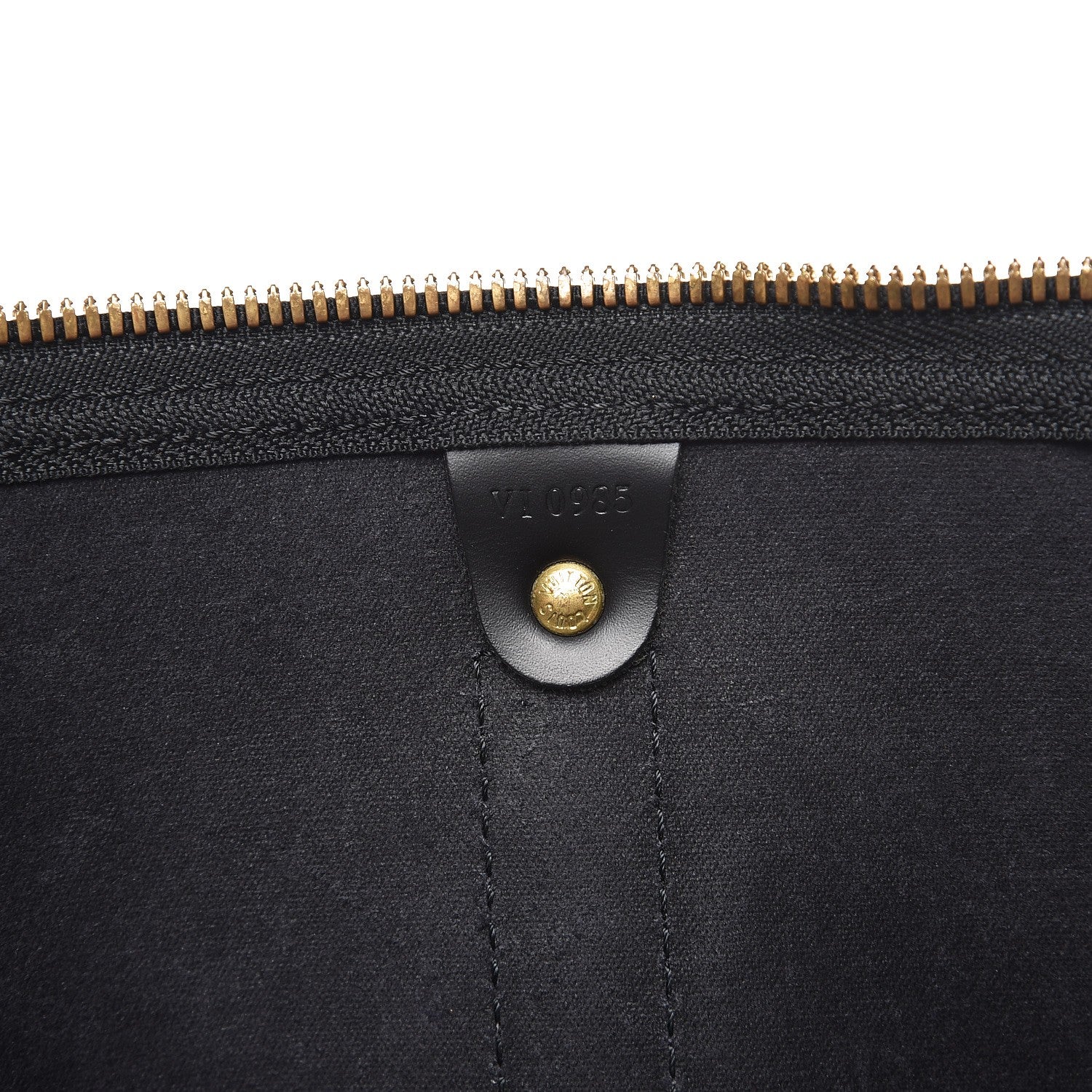 Louis Vuitton Epi Keepall 45 Black 8 of 14