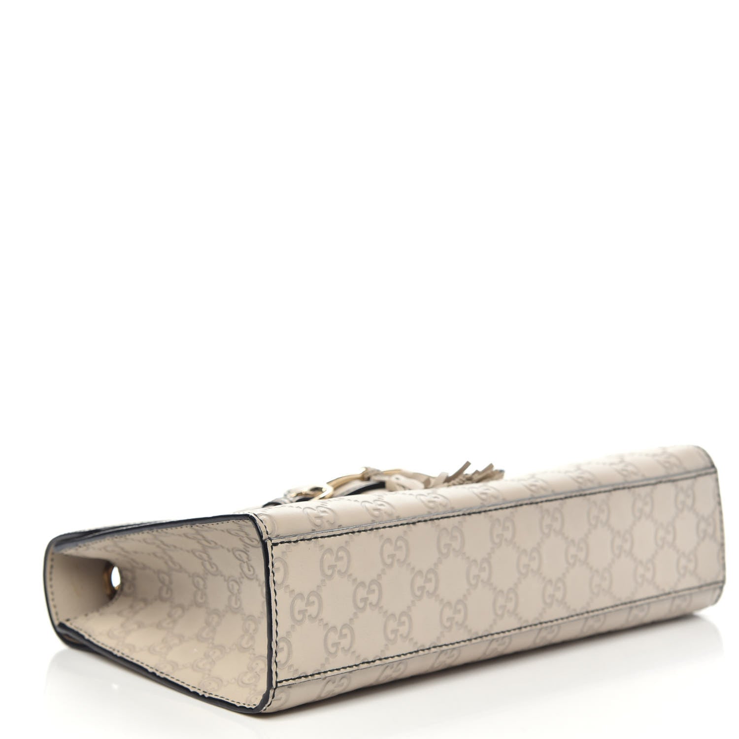 Gucci Guccissima Signature Medium Emily Chain Shoulder Bag Mystic White 4 of 14