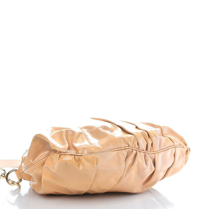 Gucci Patent Medium Hysteria Top Handle Bag Beige 4 of 14