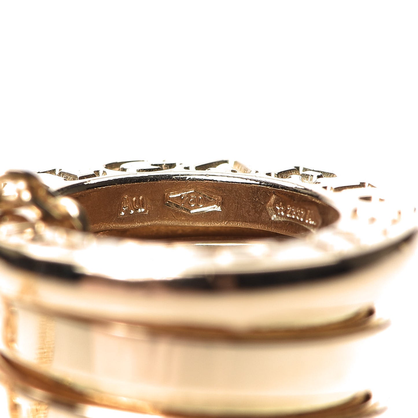 18K Yellow Gold B.Zero1 Pendant Necklace