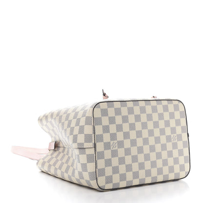 Louis Vuitton Damier Azur Neonoe MM Eau De Rose 4 of 10