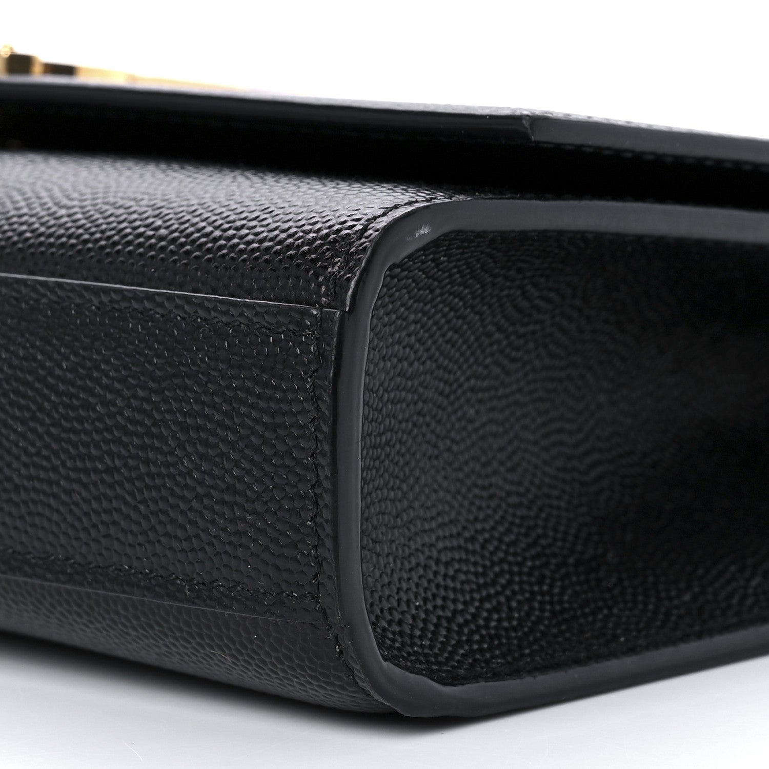 Saint Laurent Grain De Poudre Small Monogram Kate Satchel Black 10 of 10