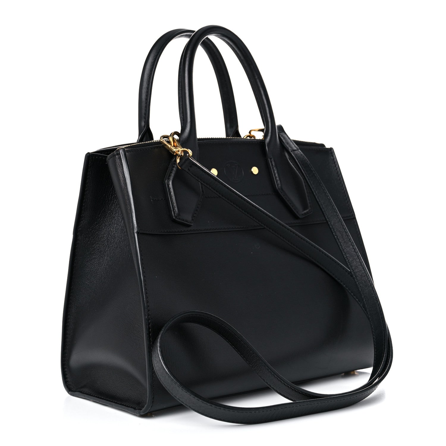 Louis Vuitton Taurillon City Steamer PM Black 3 of 17