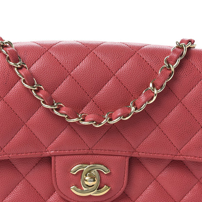 Chanel Caviar Quilted Mini Rectangular Flap Red 13 of 14