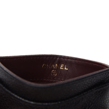 Chanel Caviar Quilted Card Holder Black 6 of 9