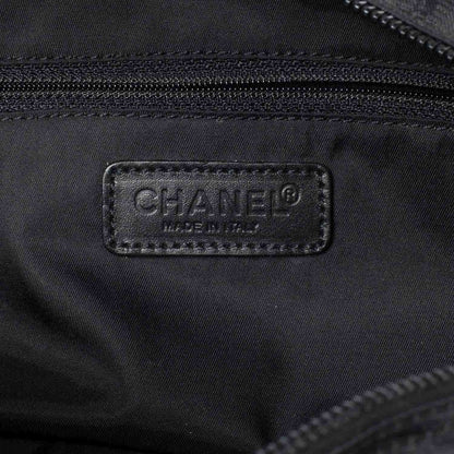 Chanel Nylon Travel Bowler Black 7 of 10