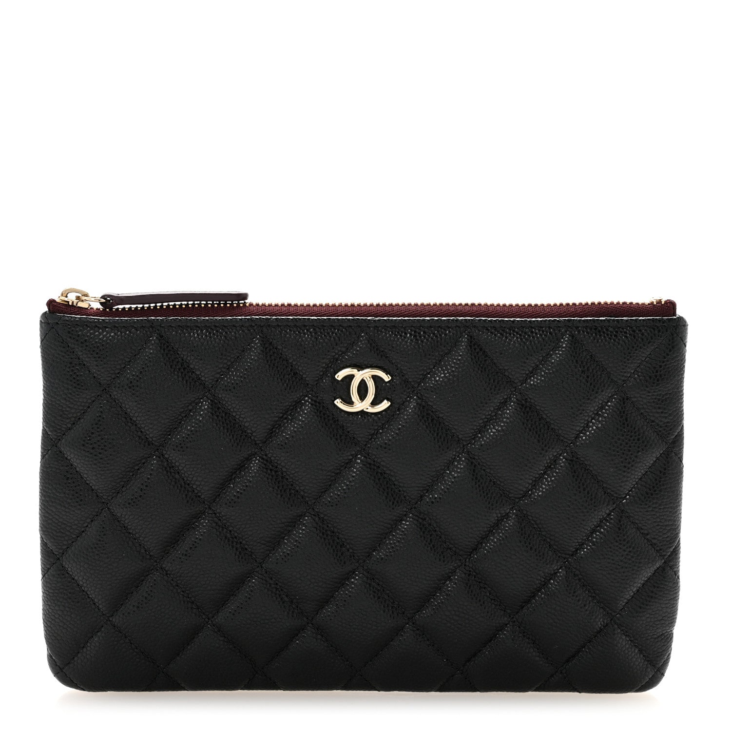 Chanel Caviar Quilted Cosmetic Case Black 1 of 8
