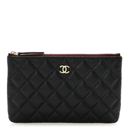 Chanel Caviar Quilted Cosmetic Case Black 1 of 8