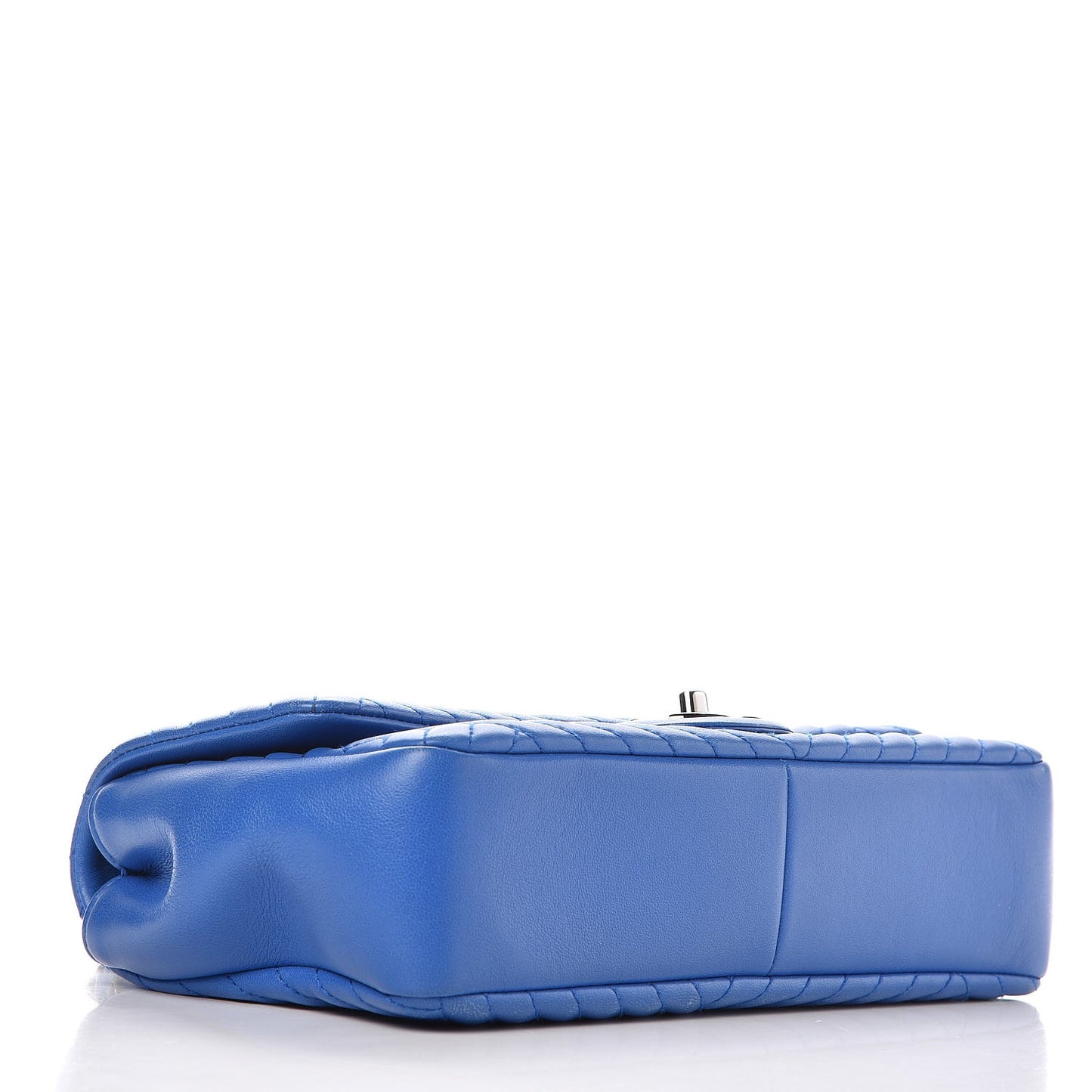 Lambskin Medium CC Crossing Flap Blue