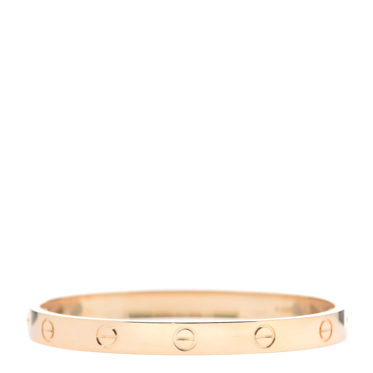 18K Yellow Gold LOVE Bracelet 17