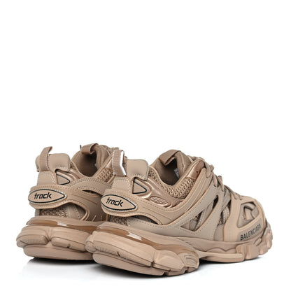 Balenciaga Mesh Rubber Uni-Matte Full Color Womens Track Sneakers 37 Full Beige 4 of 17