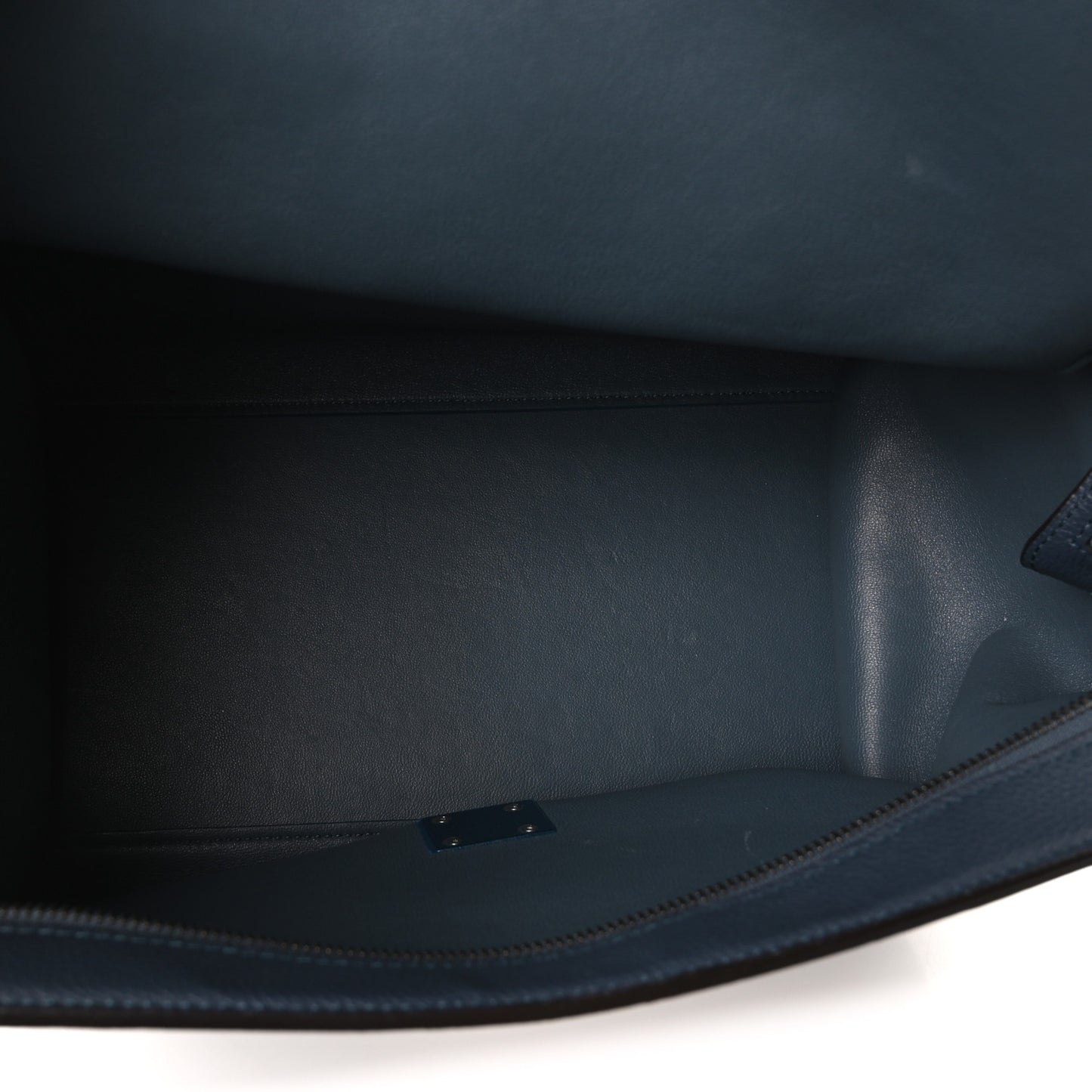 Drummed Calfskin Suede Medium Trapeze Orage