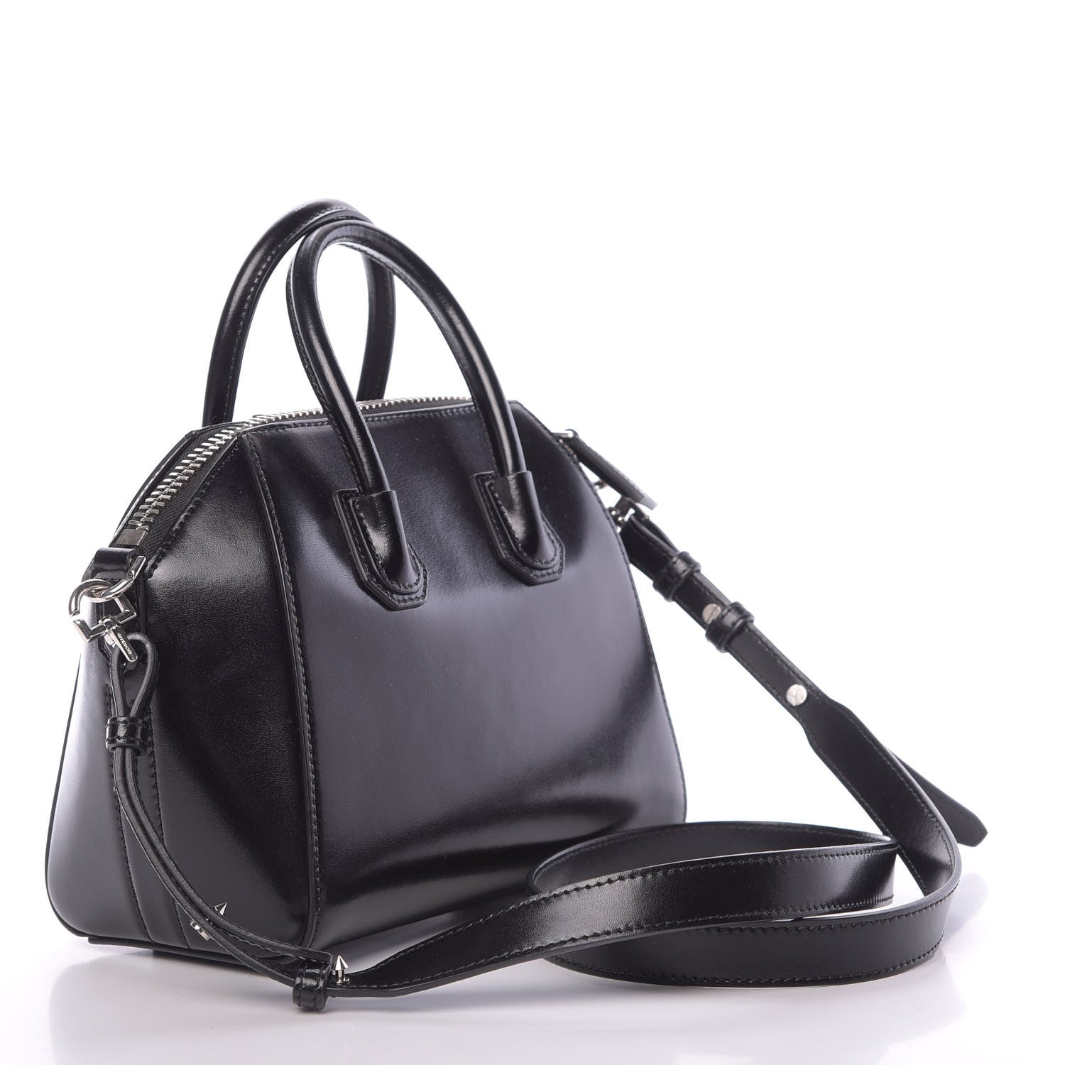 Givenchy Shiny Lord Calfskin Mini Antigona Black 3 of 10