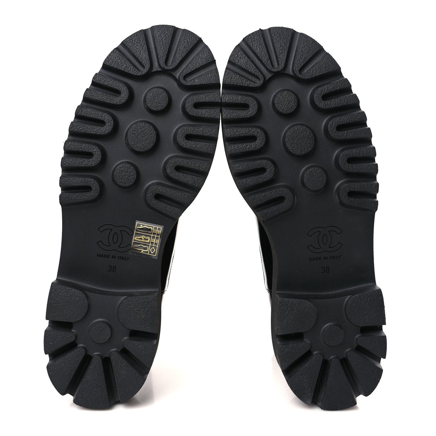 Patent Cap Toe Short Boots 38 Black