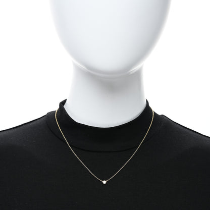 Tiffany 18K Yellow Gold Diamond .12ct Elsa Peretti Diamonds by the Yard Pendant Necklace 2 of 4