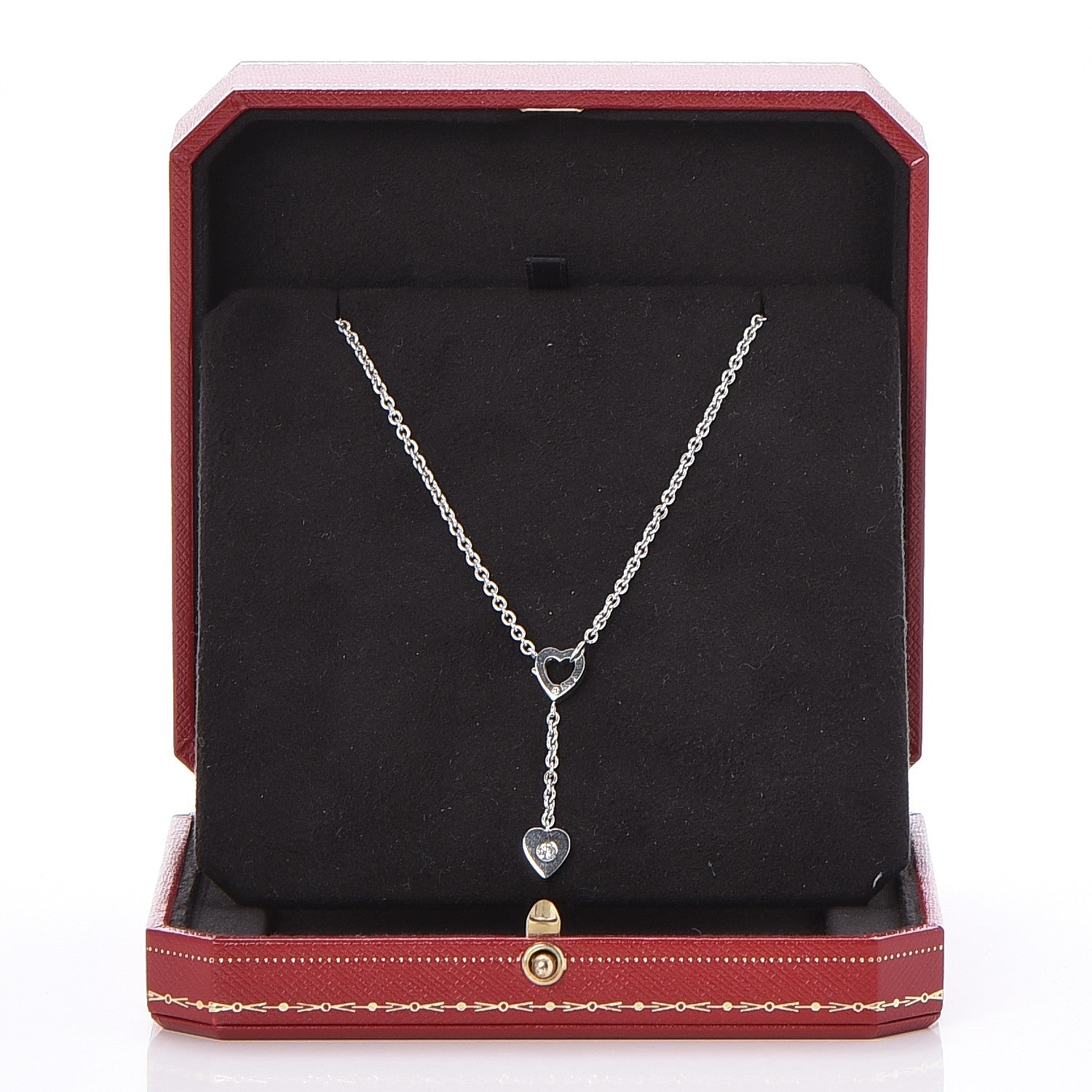 Cartier 18K White Gold Diamond Mon Amour Lariat Necklace 8 of 8