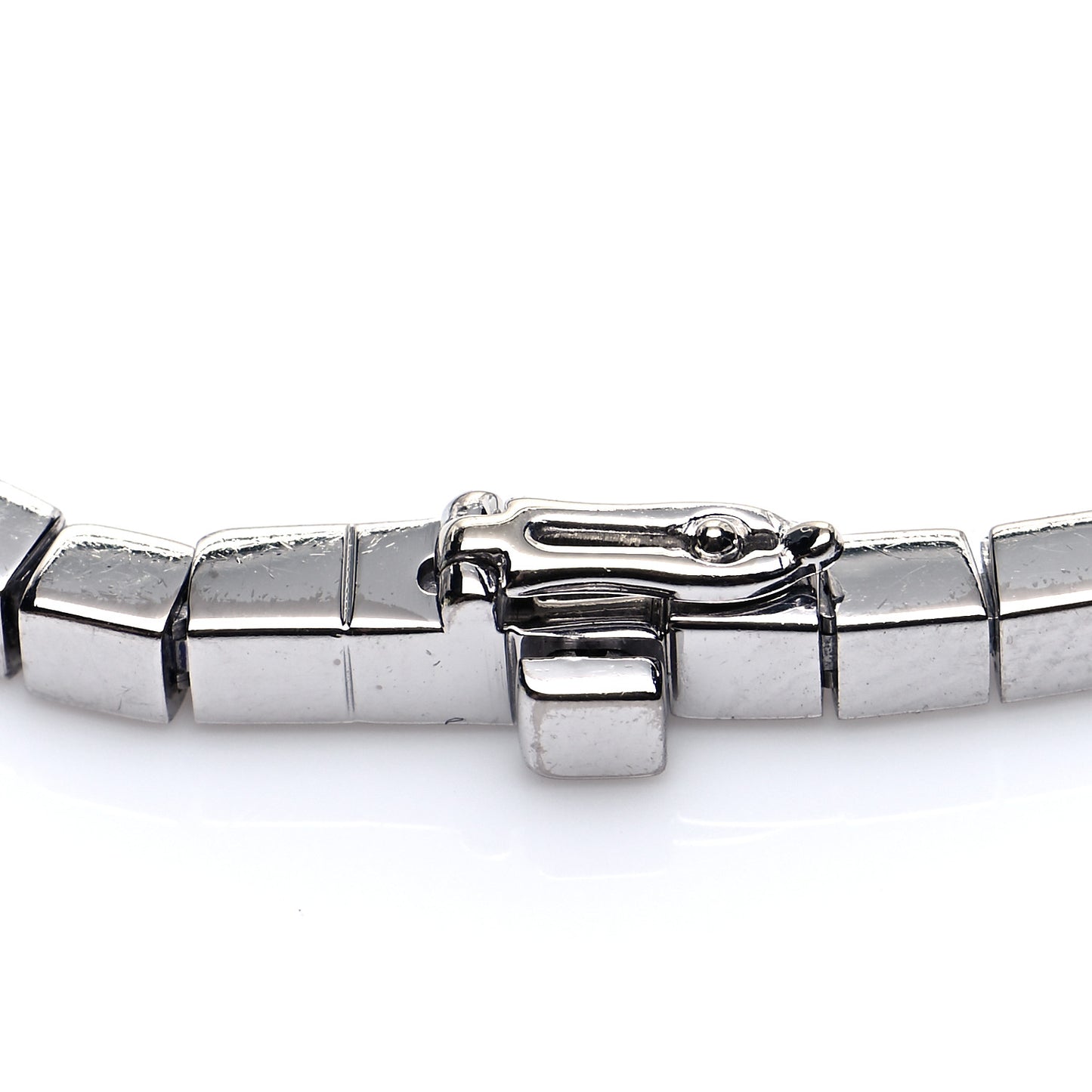 18K White Gold Lanieres Bracelet 15