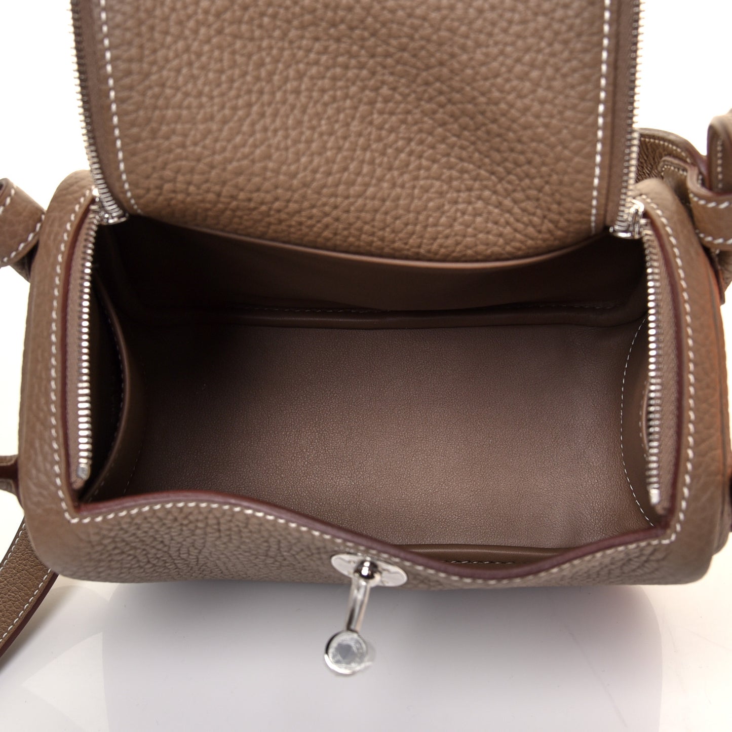Taurillon Clemence Mini Lindy 20 Etoupe