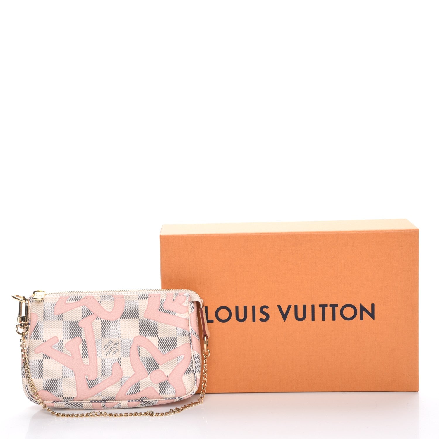 Louis Vuitton Damier Azur Tahitienne Mini Pochette Accessories 8 of 8
