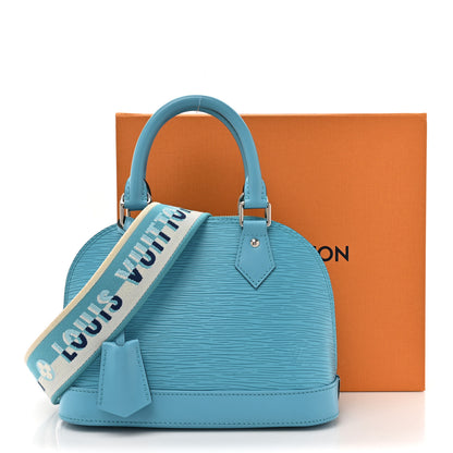 Louis Vuitton Epi Jacquard Alma BB Turquoise 15 of 15