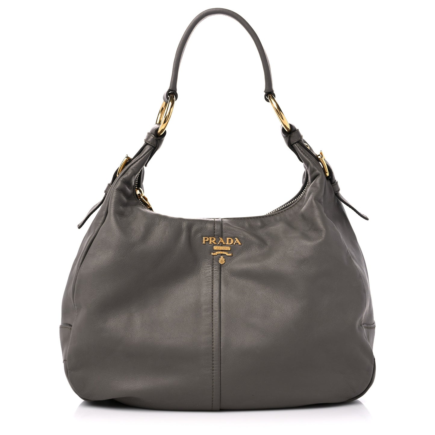Soft Calf Hobo Bambu Grey