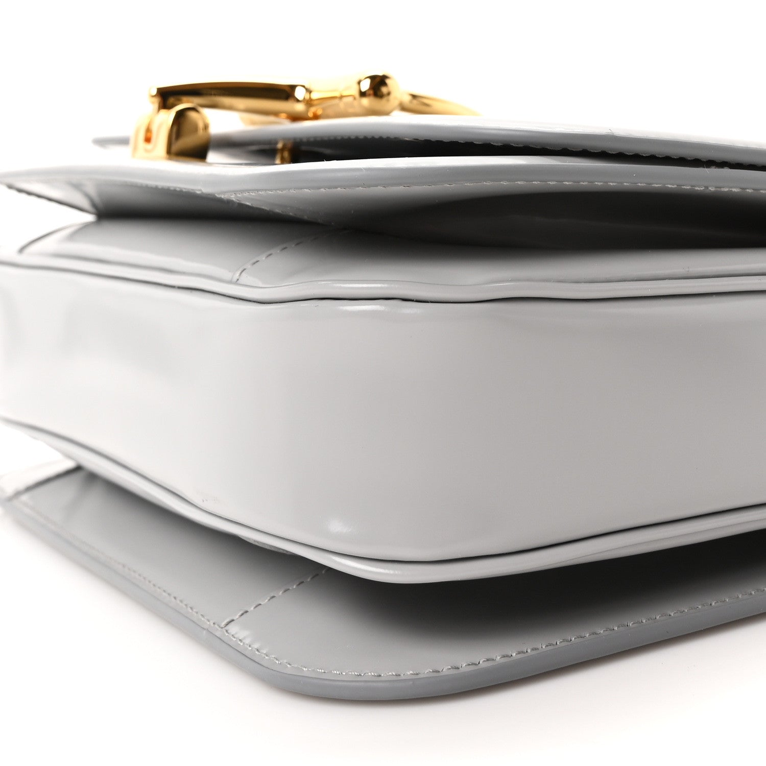 Gucci Calfskin Siena Shoulder Bag Grey 10 of 10