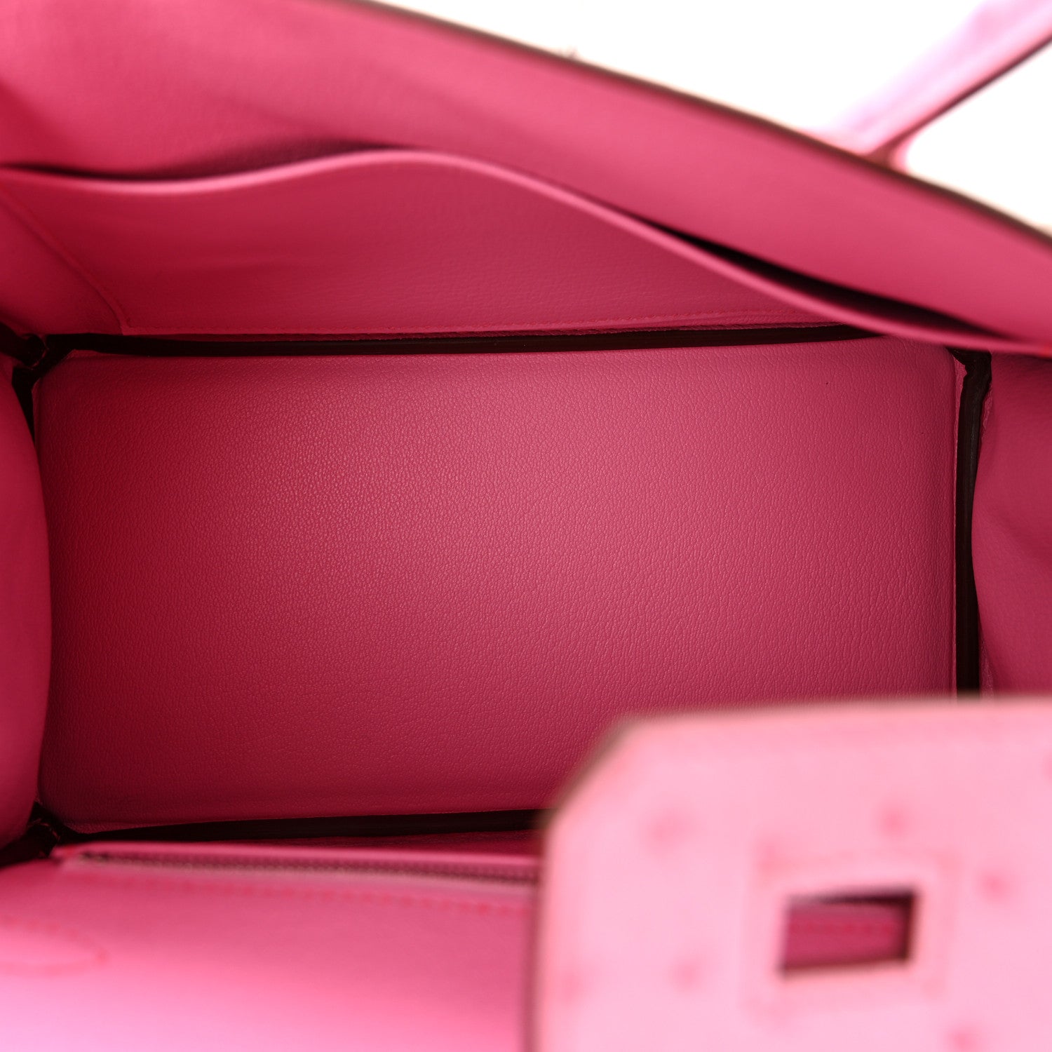Hermes Boreal Ostrich Birkin 25 Rose Bubblegum 4 of 9