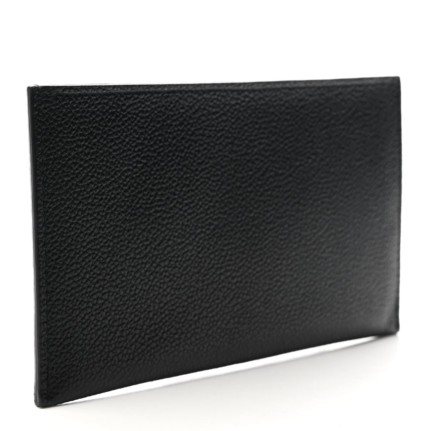 Calfskin Felicie Chain Wallet Card Holder Insert Black