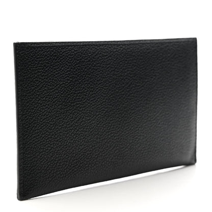 Louis Vuitton Calfskin Felicie Chain Wallet Card Holder Insert Black 3 of 6